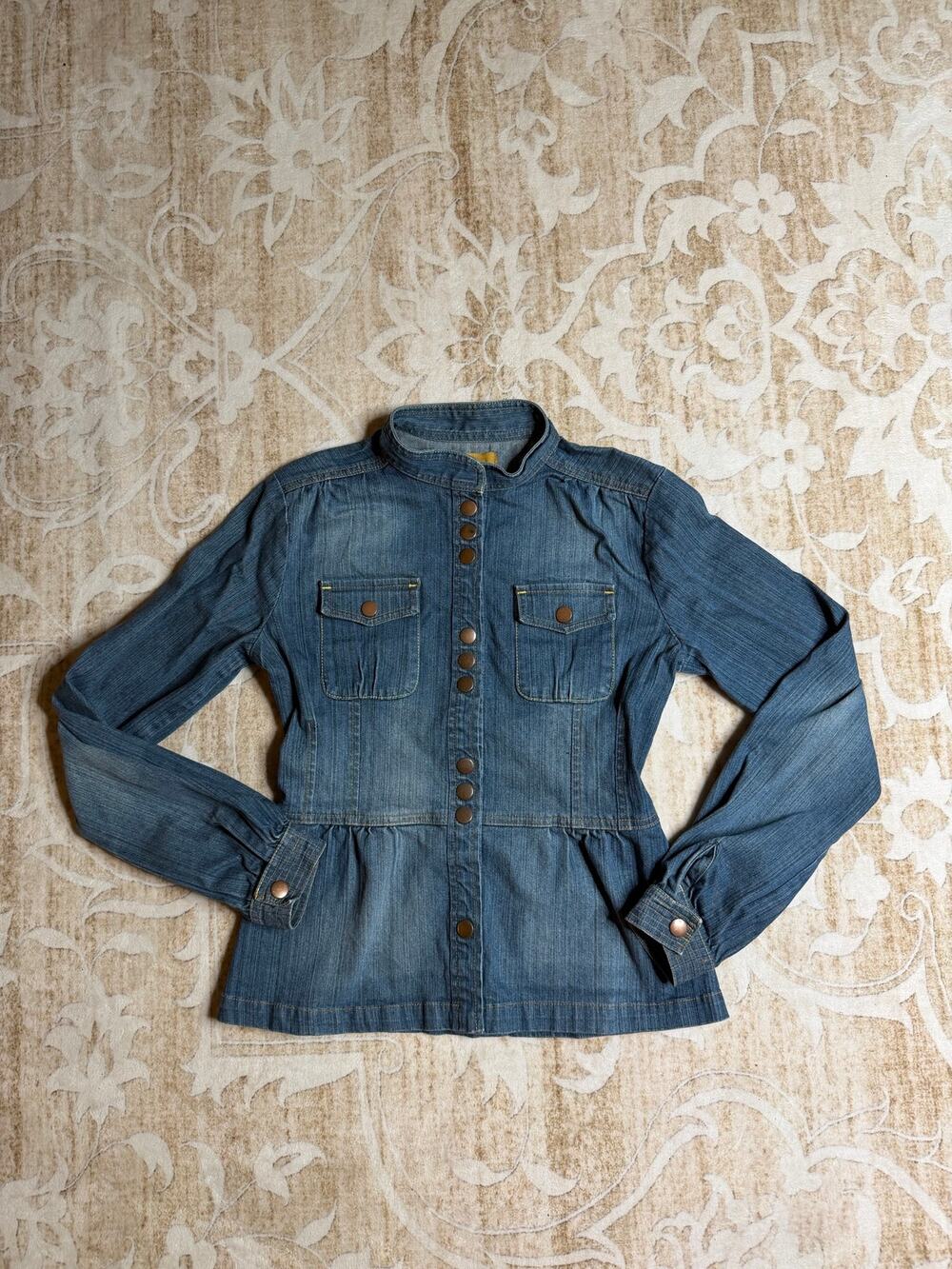 Anthropologie Louie Jean Denim Jacket Size 4